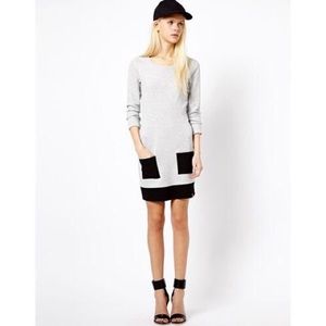 Esprit Colorblock Sweatshirt Dress
